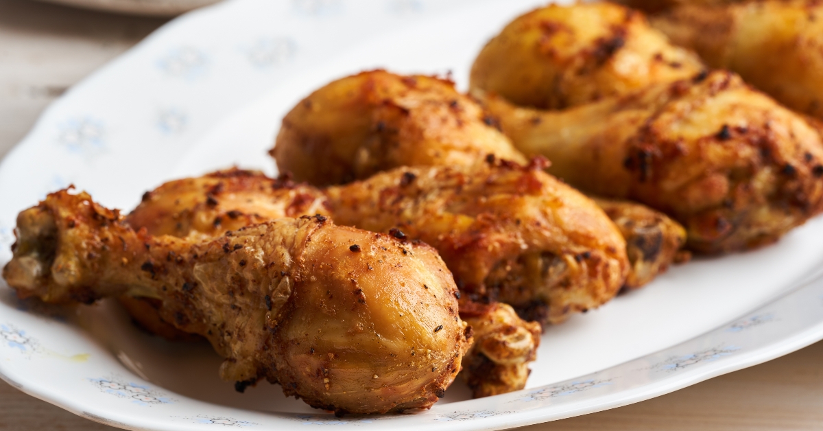 grilled spiced chicken drumsticks