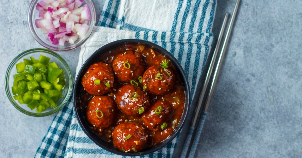 indochinese food vegetable manchurian