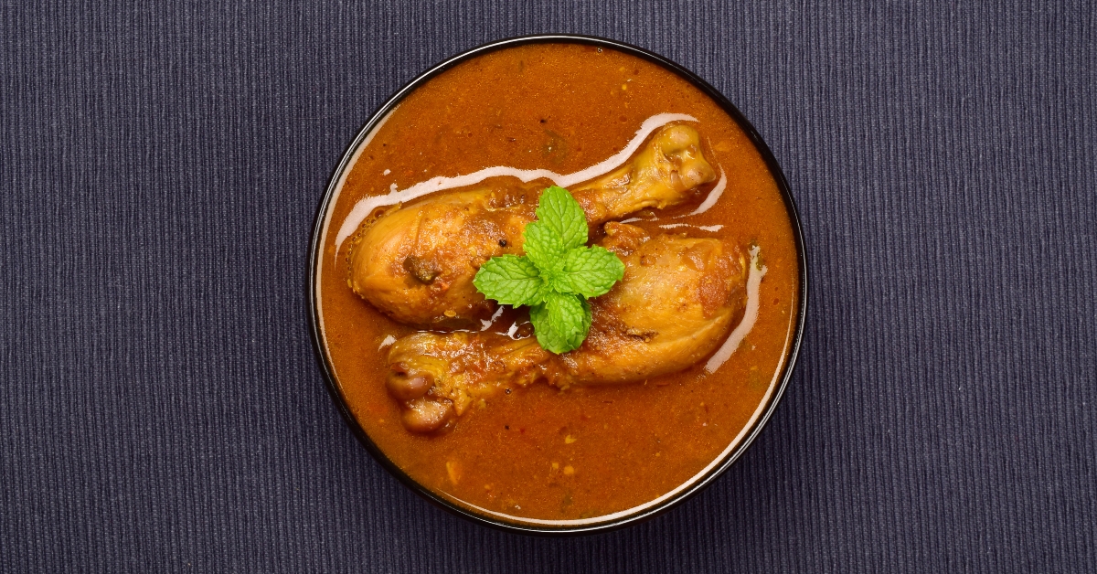 masala chicken curry in bowl