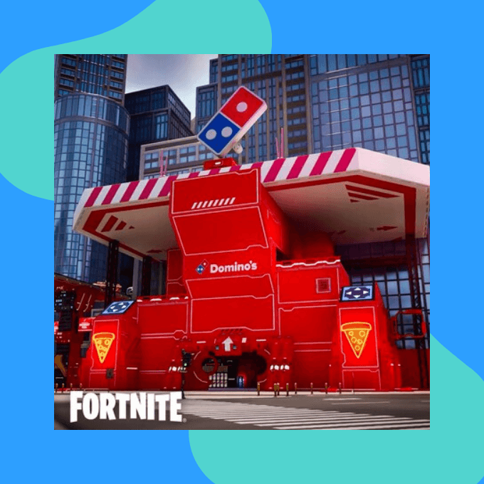 Domino's in Fortnite