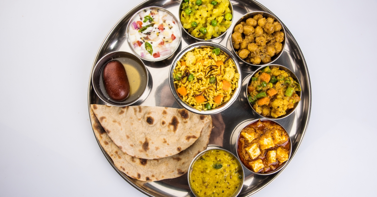 indian food platter