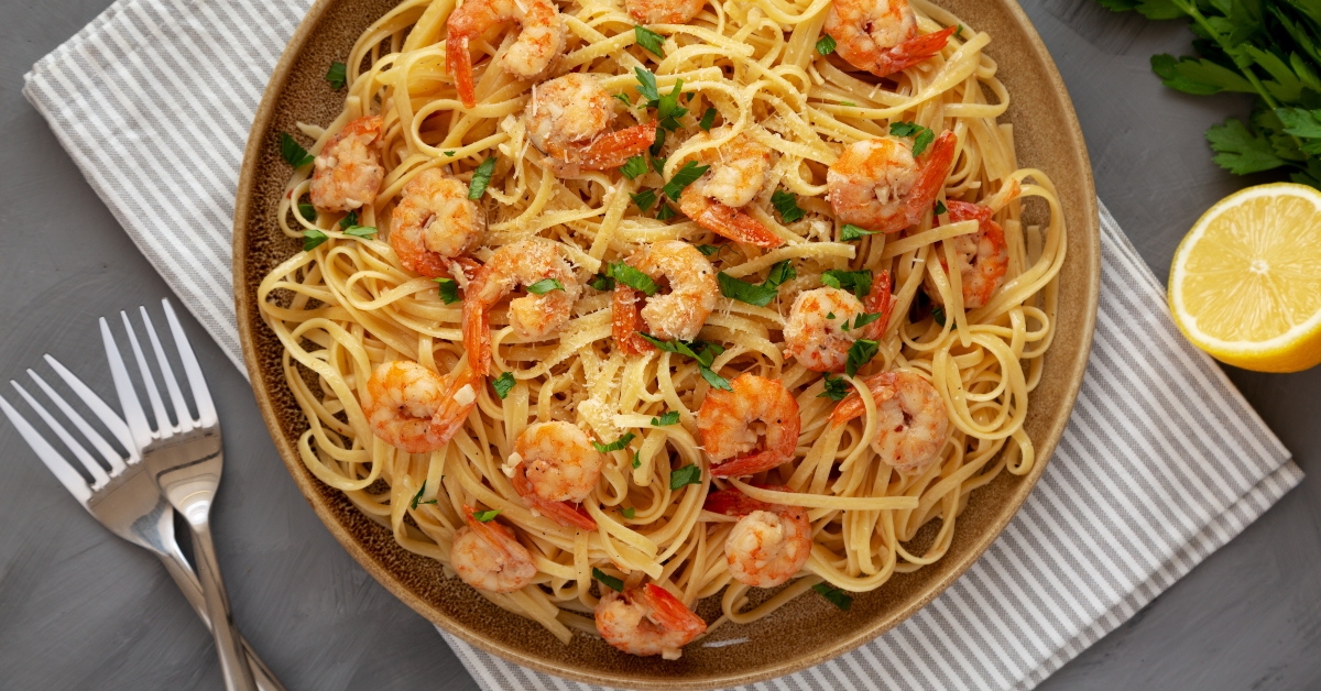 shrimp scampi linguine pasta