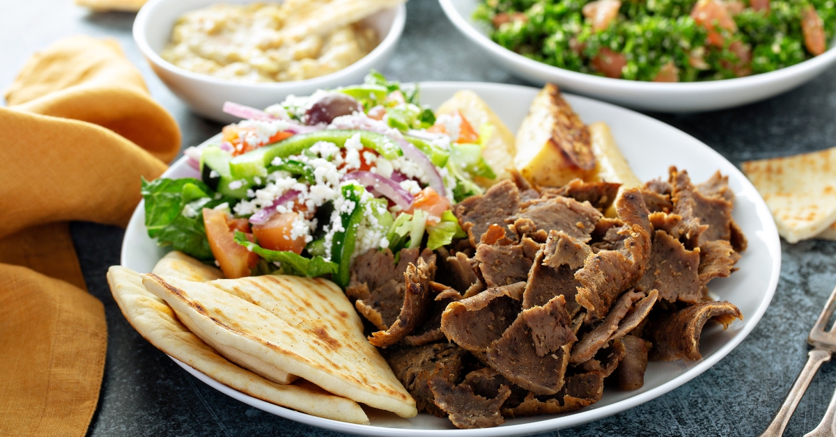 mediterranean food on the table