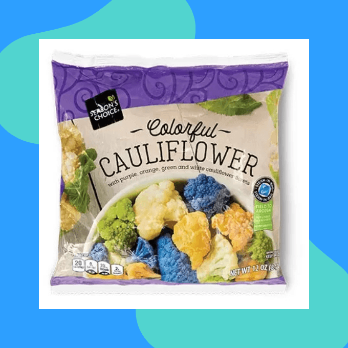 Multicolored cauliflower 