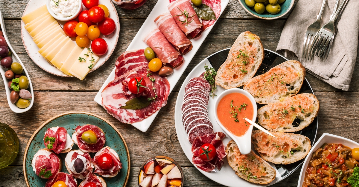 spanish tapas and sangria