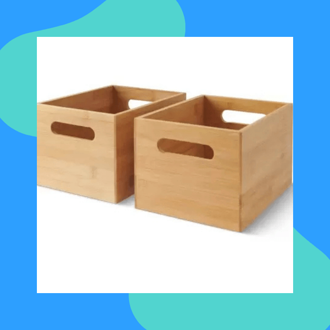 Bamboo bins