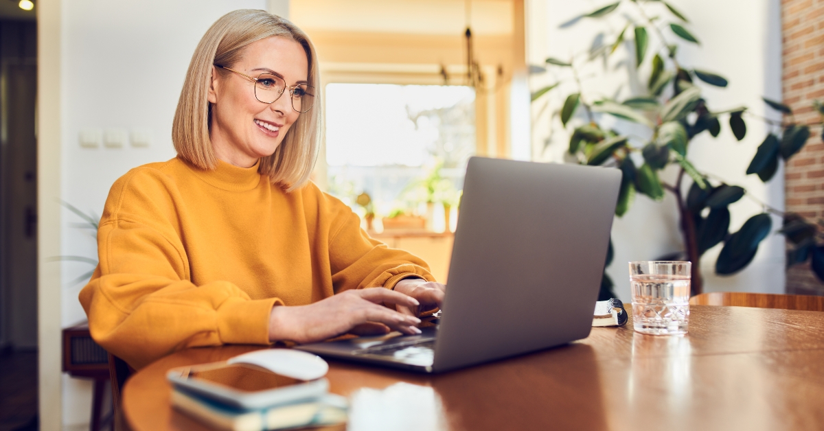 working at home
