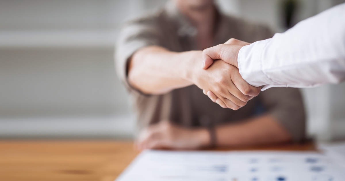 shaking hands