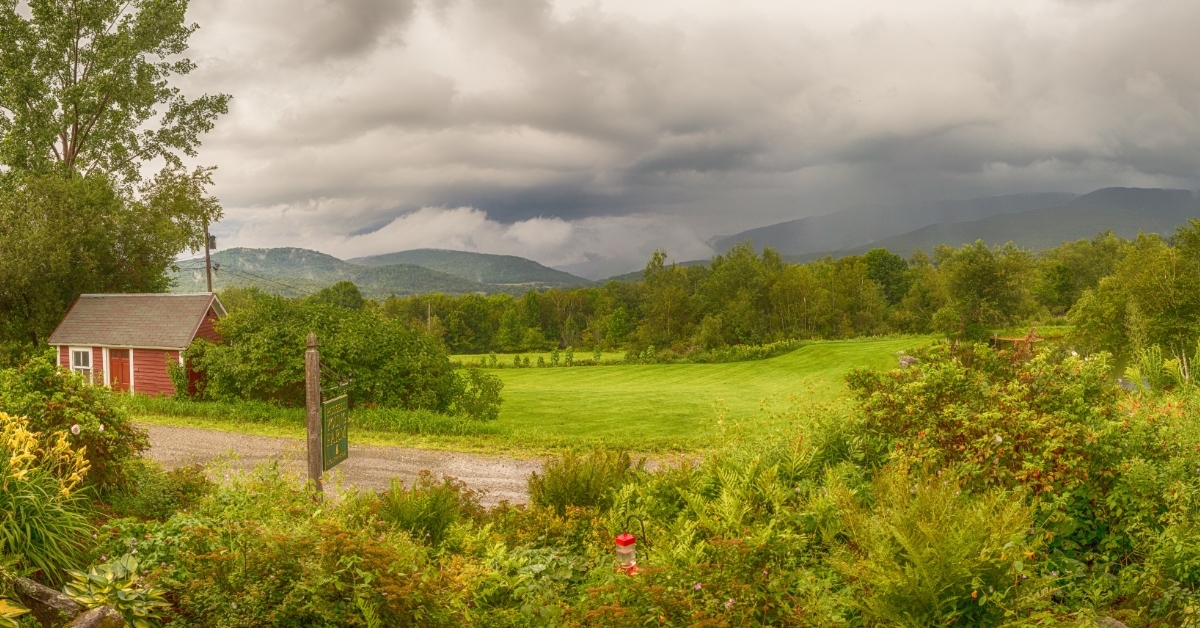 Bristol vermont under cloudy sky