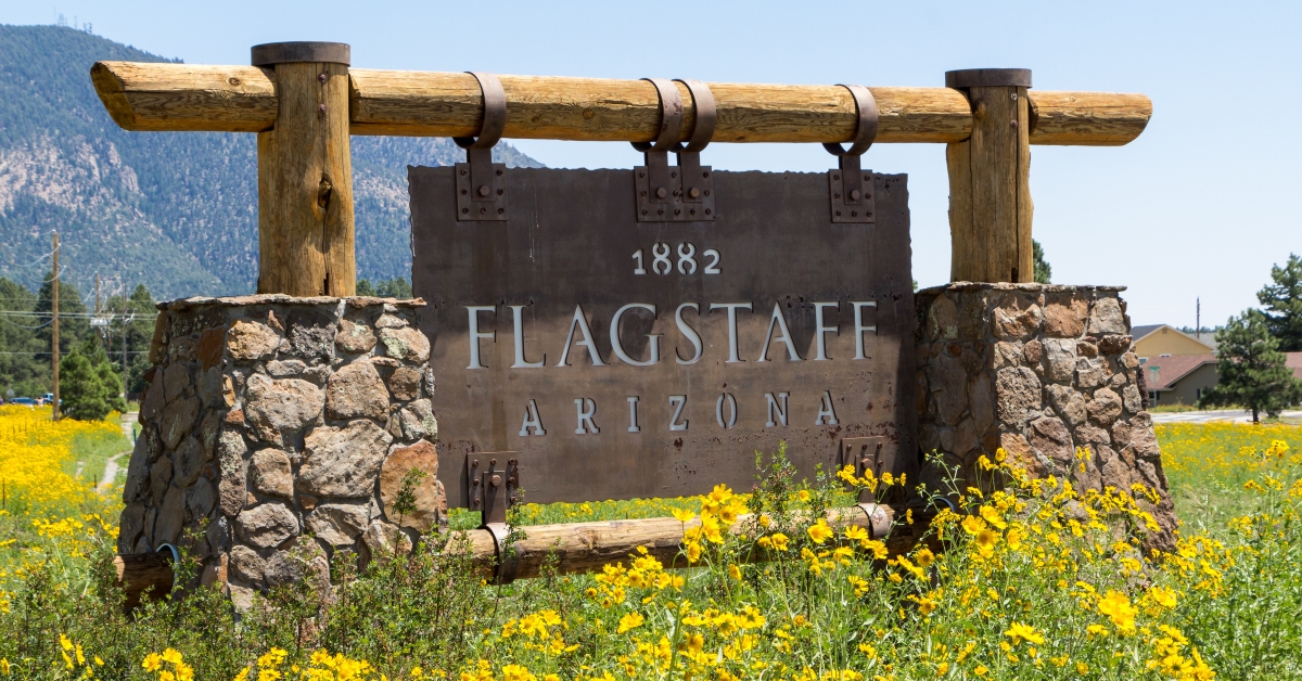 entering sign flagstaff