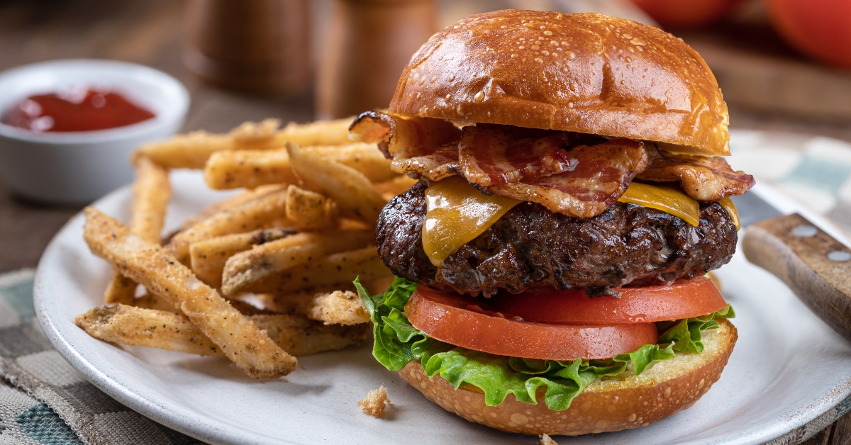 Bacon cheeseburger