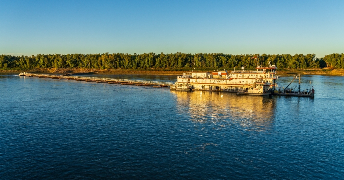 Mississippi river south of St Louis