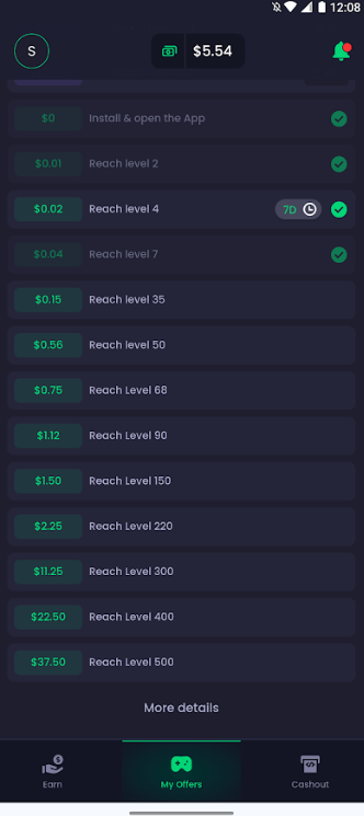 Freecash offers.