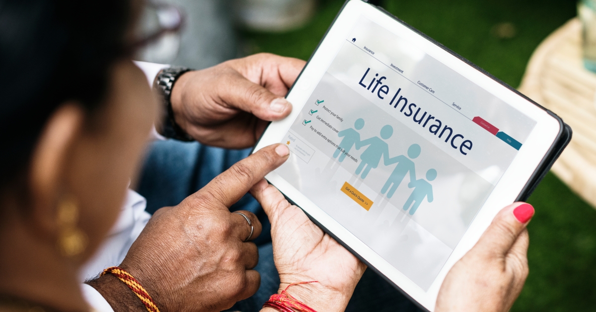 family interested in life insurance