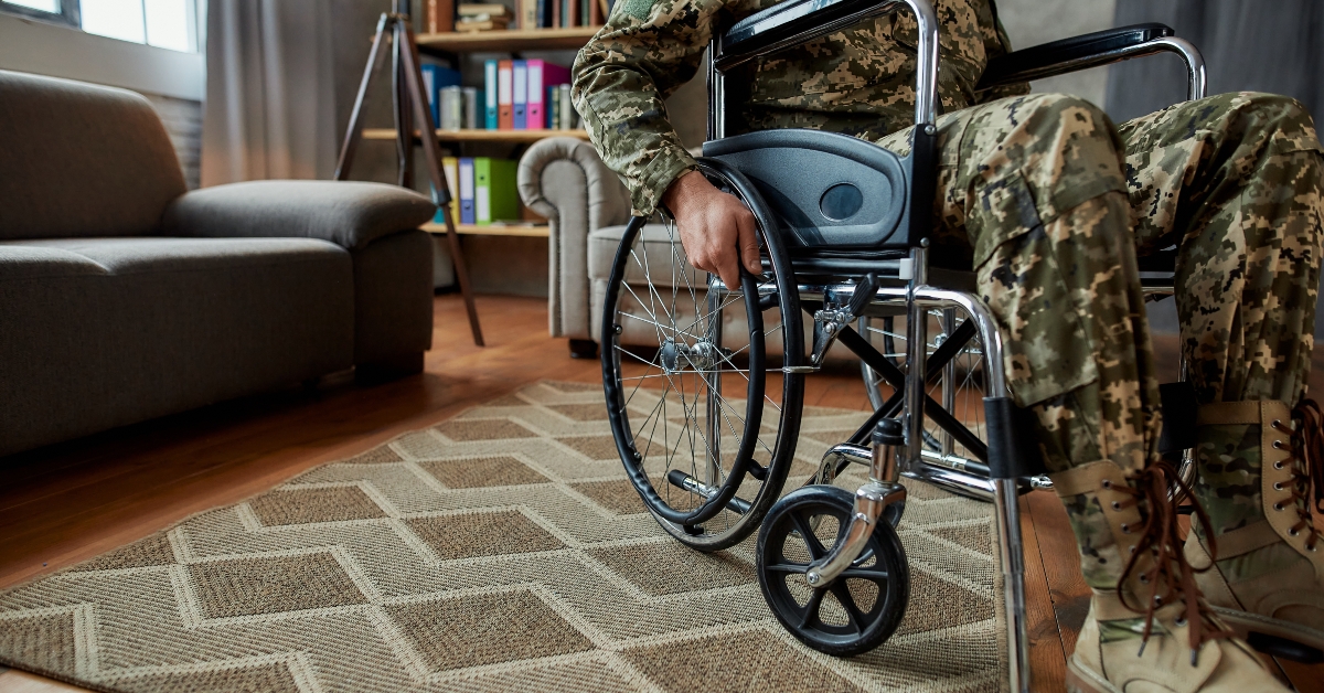 disabled military man