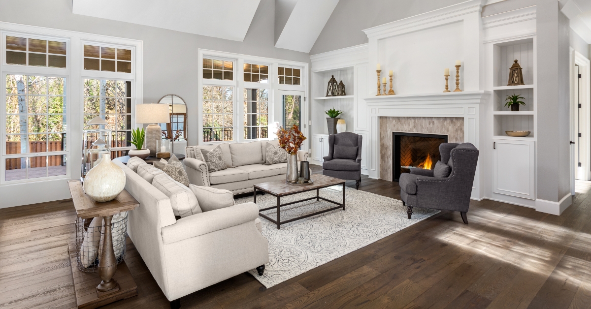 traditional style luxury home