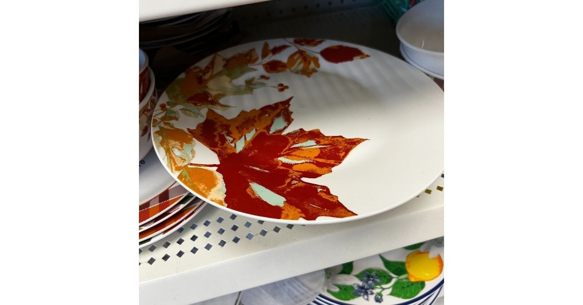 fall harvest dinner plate