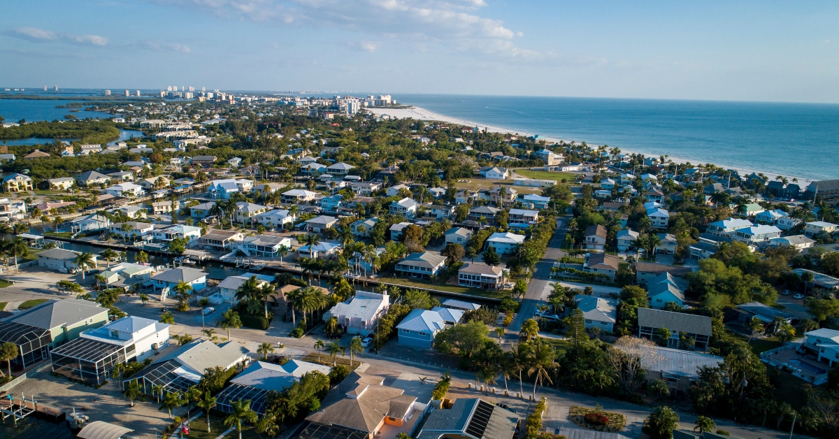 View from Fort Myers beach