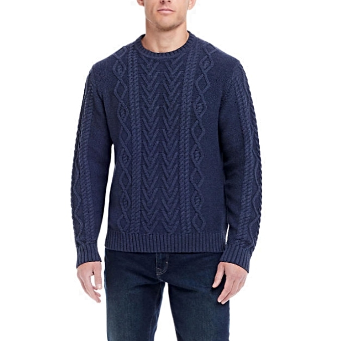 Cable-knit sweater from Sam's Club