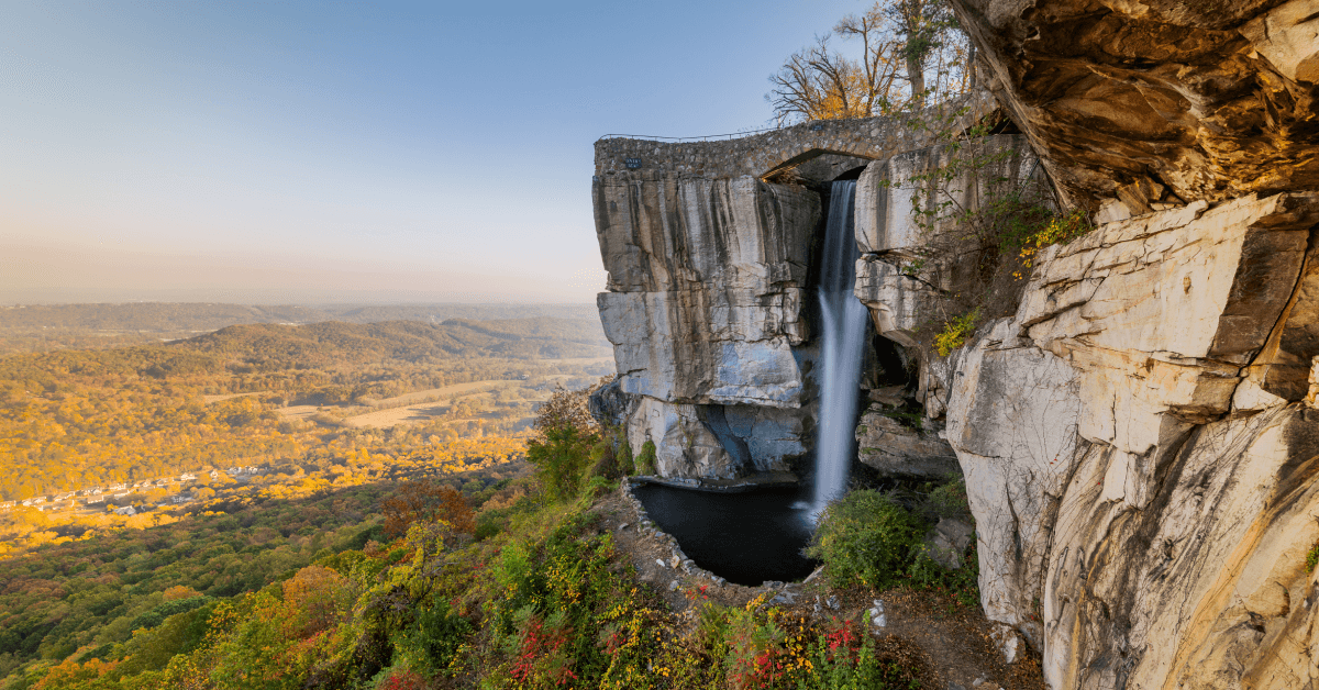 High Falls at Lookout Mountain in Georgia