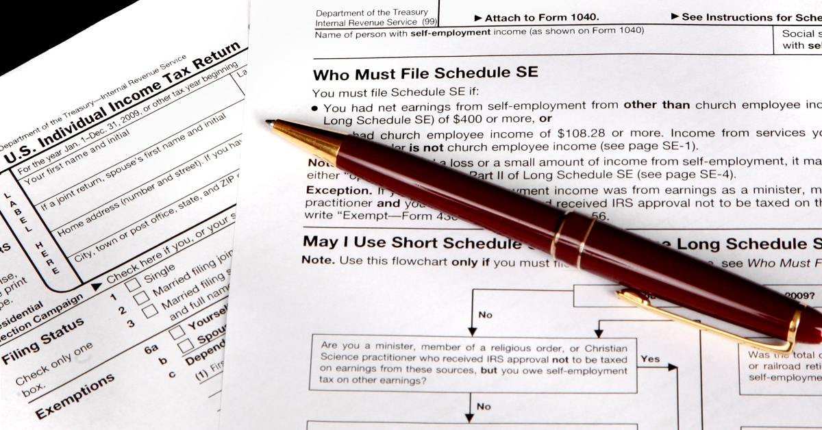 tax forms for the self employed