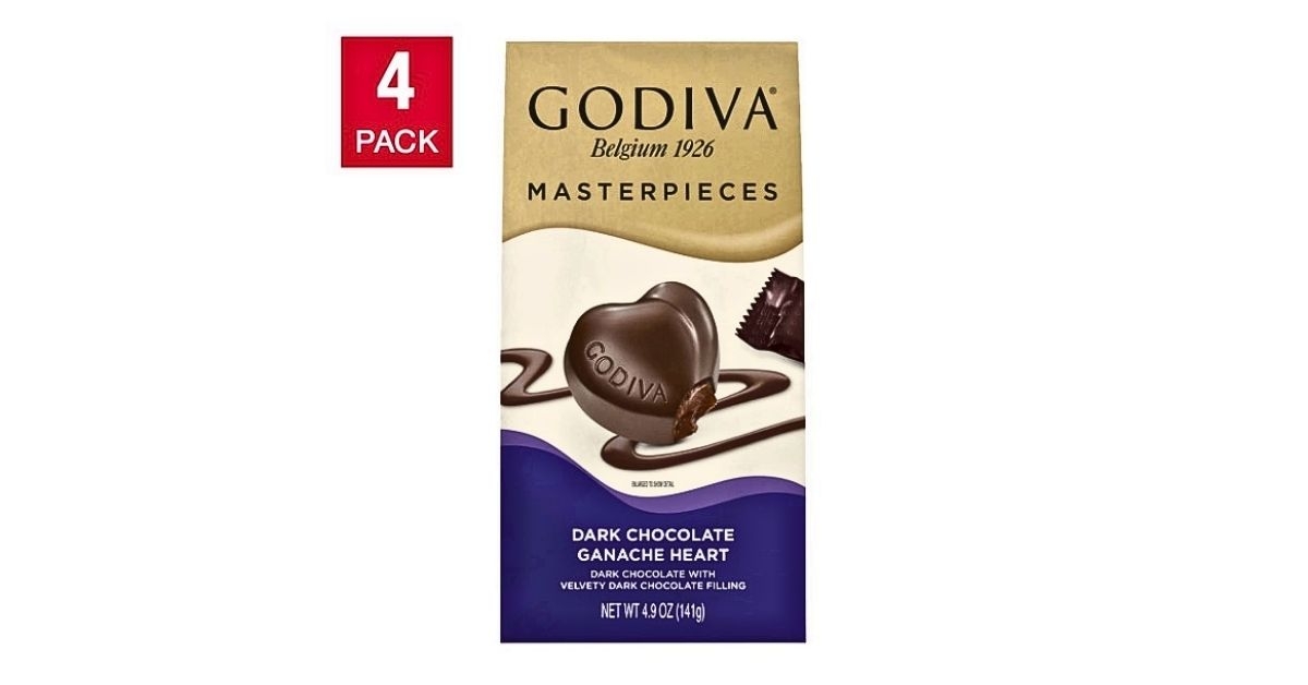 godiva dark chocolate ganache hearts
