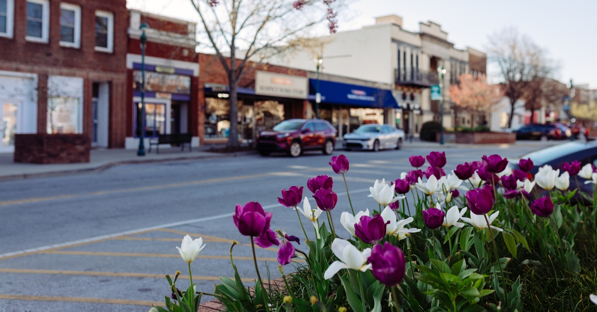 old american small town