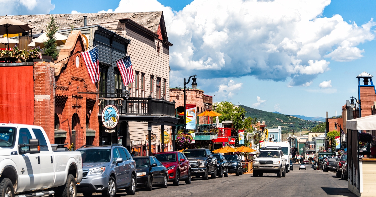 ski resort town