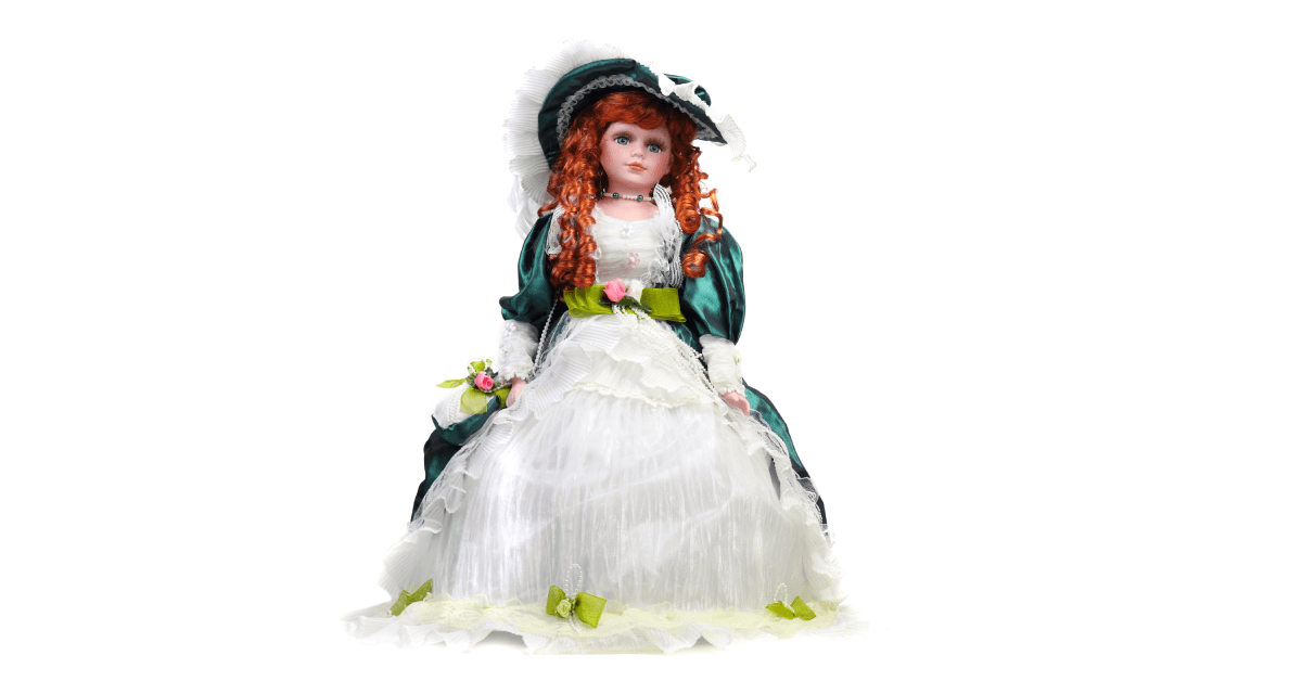 Doll with red hair