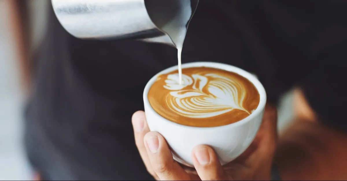 Coffe Latte in Coffee Shop