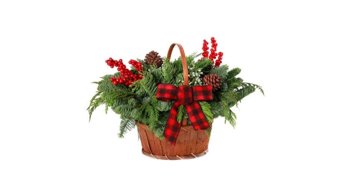 Costco Bark Basket Centerpiece