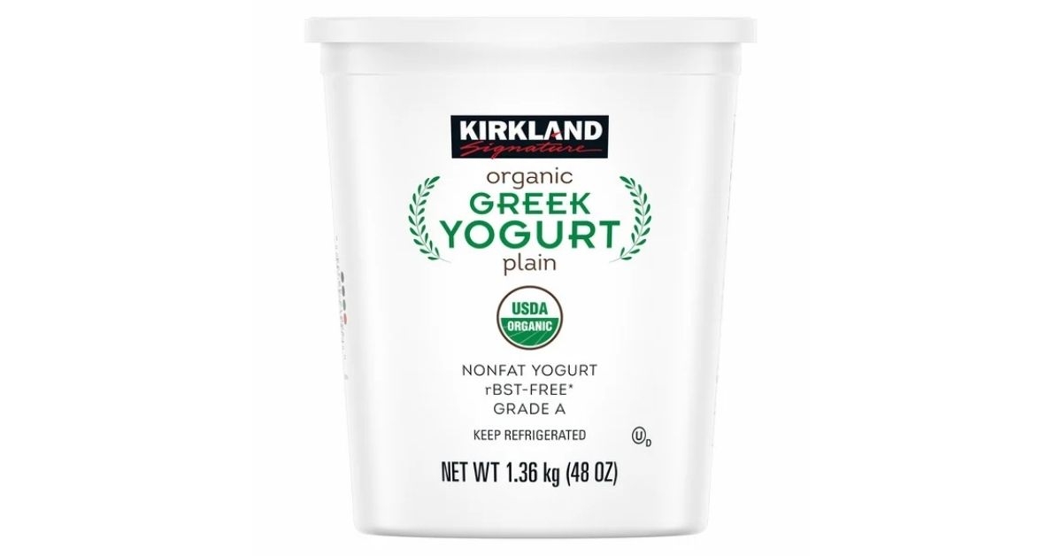 kirkland signature organic greek nonfat yogurt