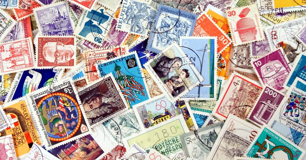 world post stamps