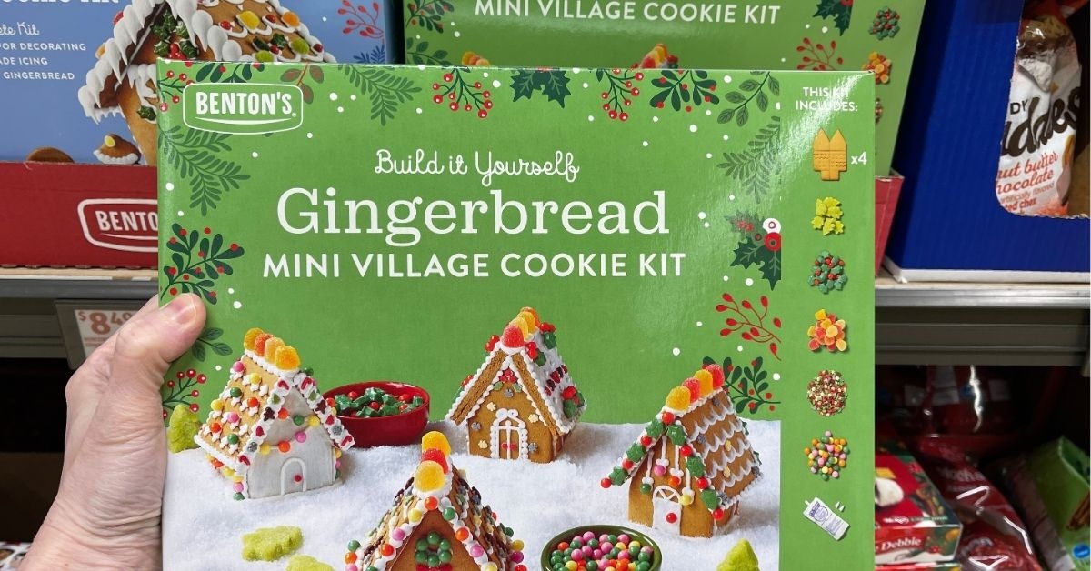 Benton’s gingerbread mini village kit