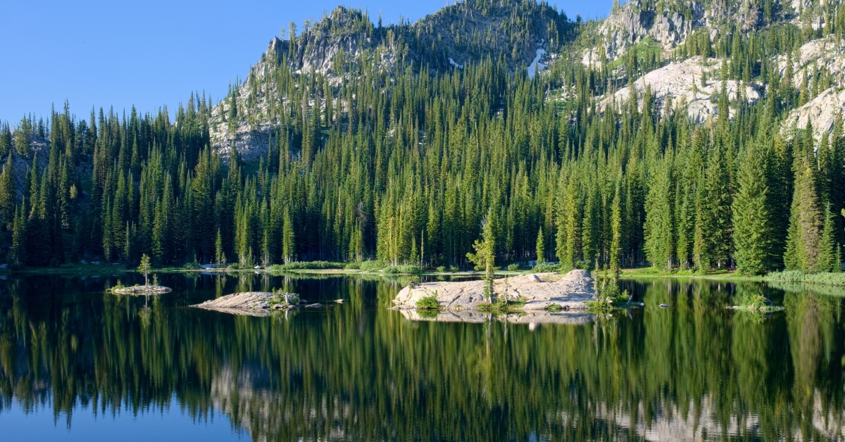 Blue Lake near Cascade Idaho