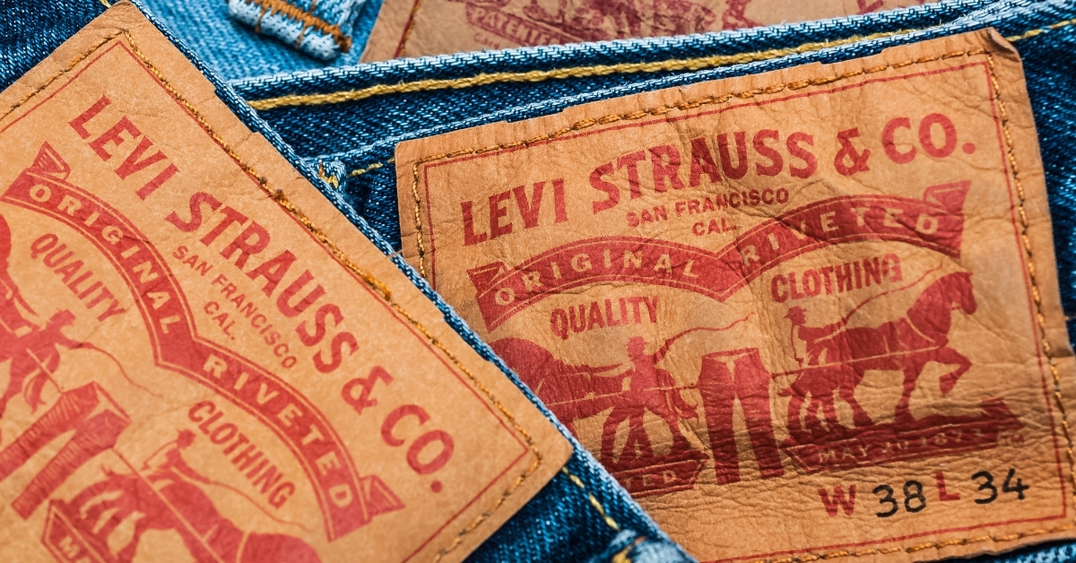 LEVI'S tags on denims