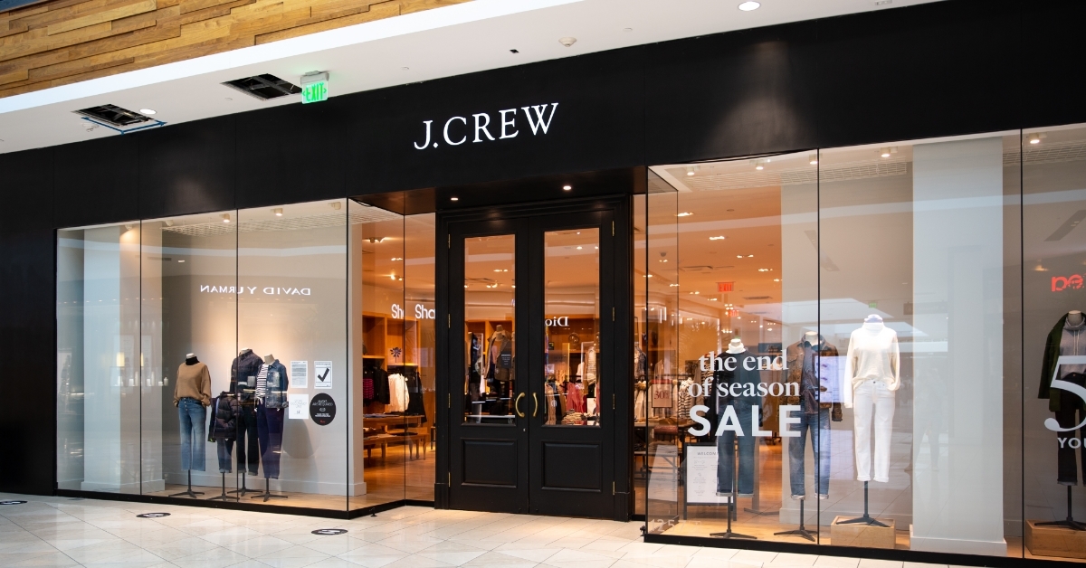 Santa Clara J Crew boutique in mall