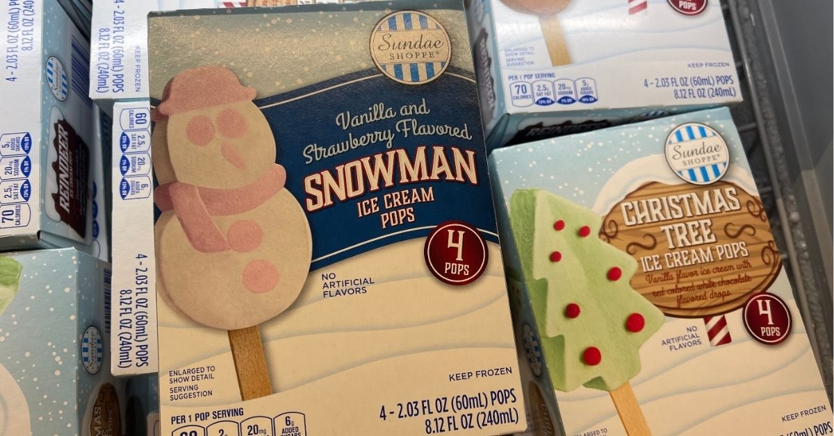 Shoppe snowman ice cream pops
