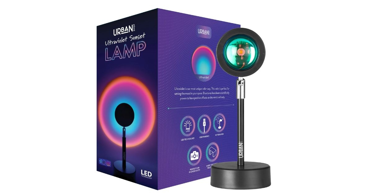 led sunset projector lamp