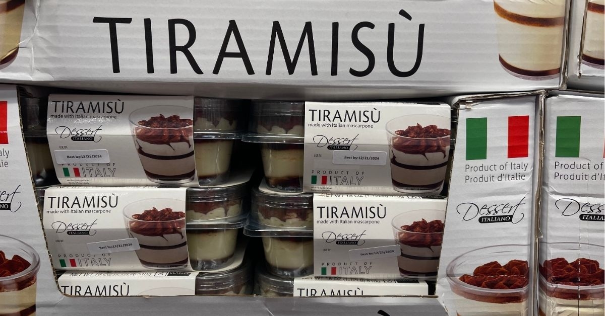 Costco dessert italiano tiramisu