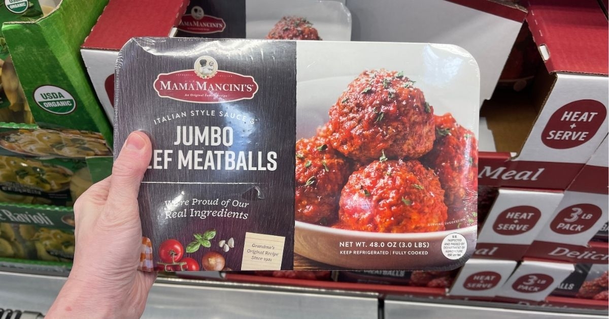Jumbo beef meatballs