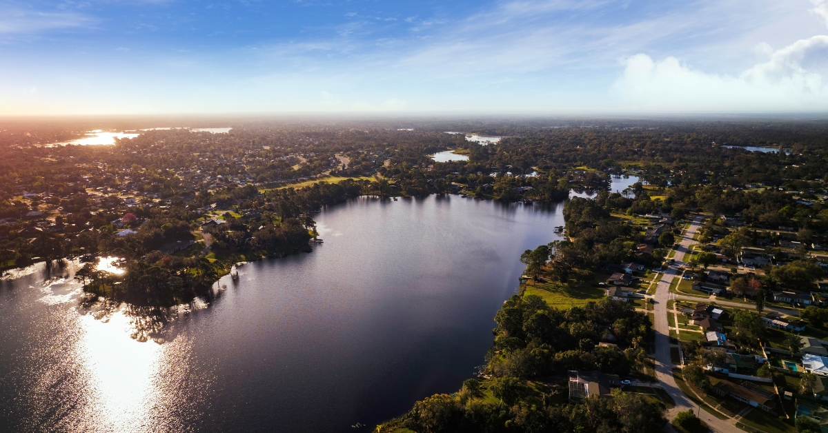 Aerial photo of Campbell Park