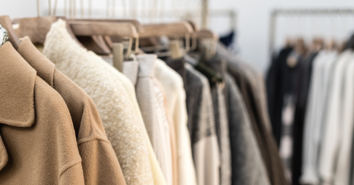 Warm winter ladies clothes collection