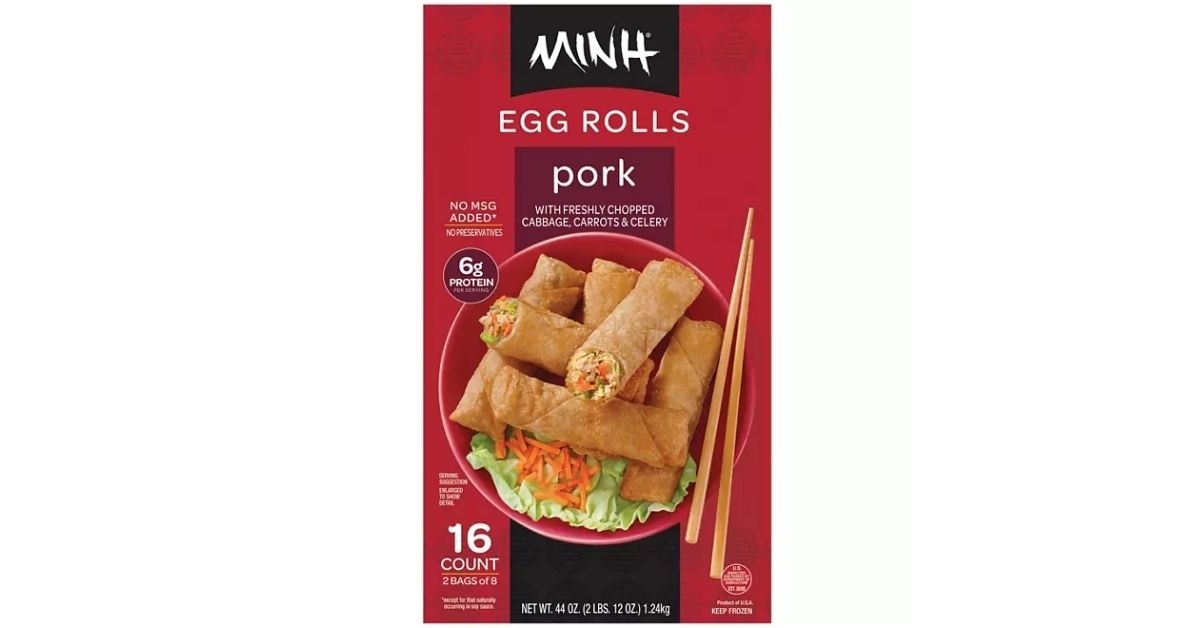 Minh pork egg rolls