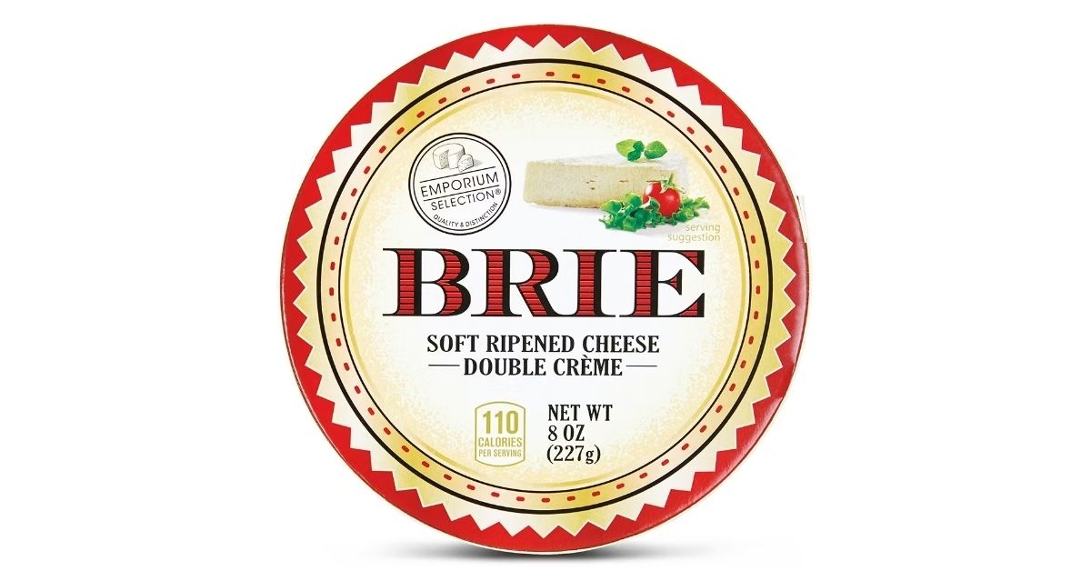 aldi emporium selection brie cheese round