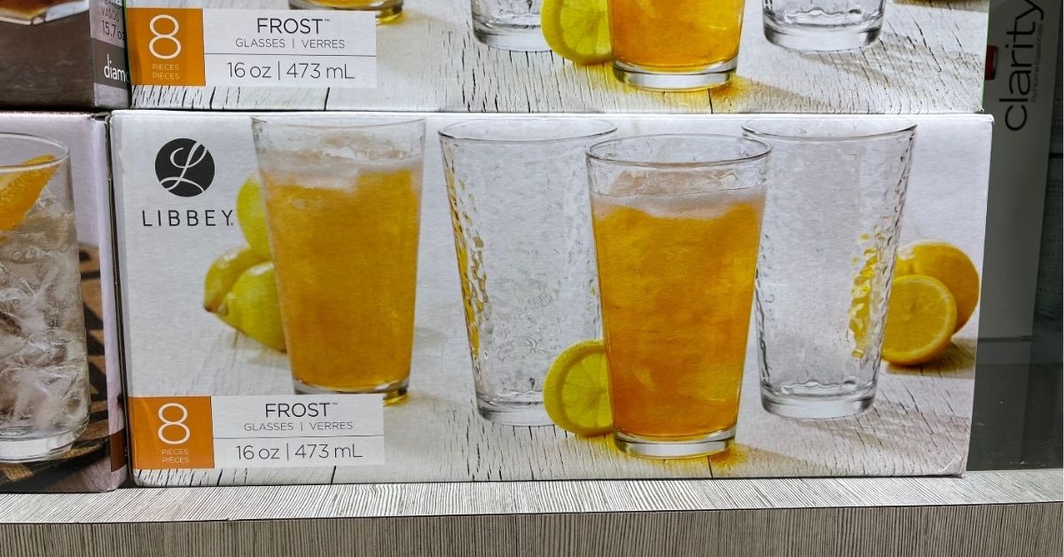 Homegoods libbey glass set
