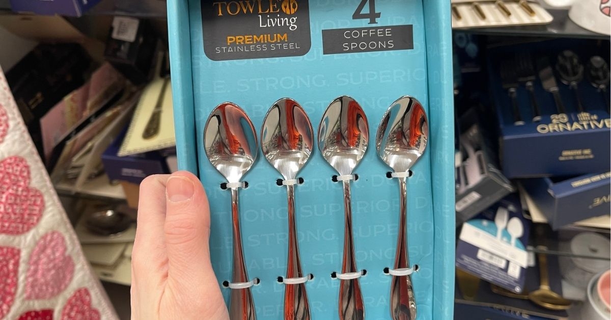 Towle living stainless steel poons