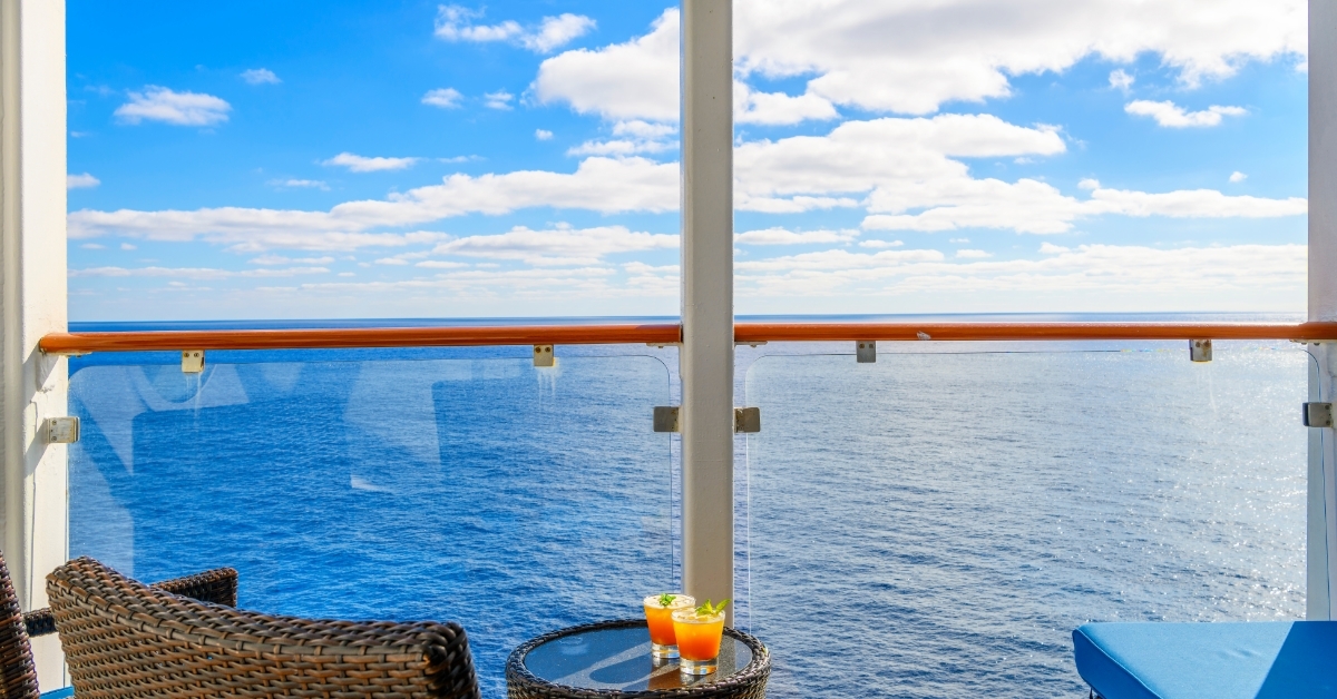 balcony veranda of cruise ship