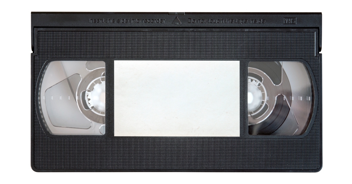 outdated vhs tape