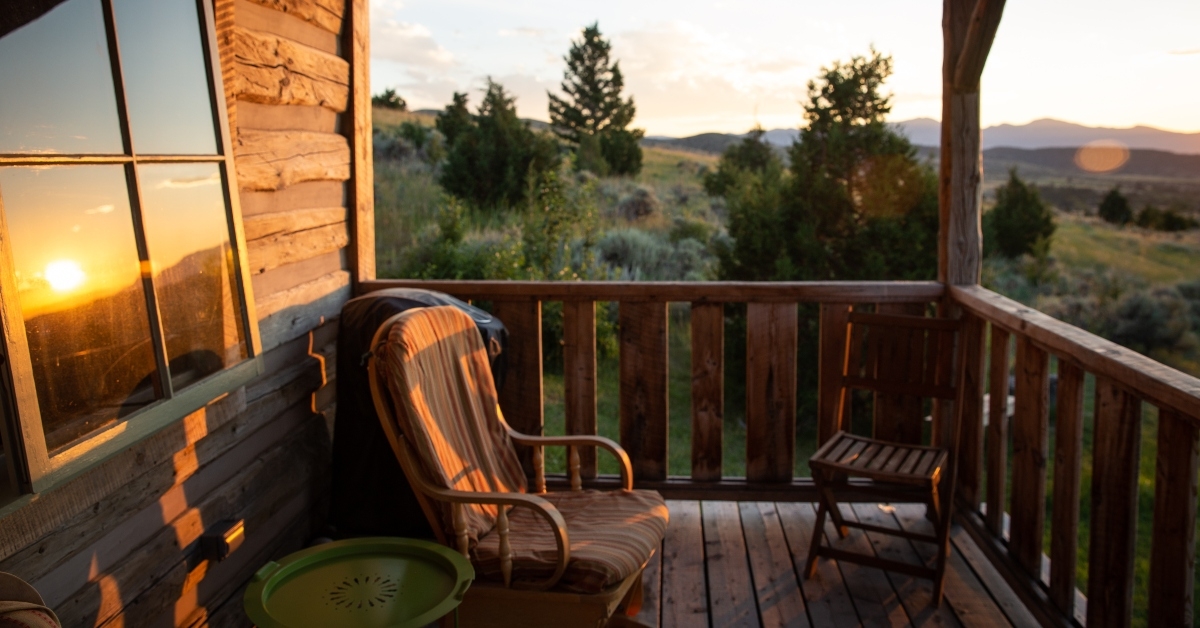 western cabin chair